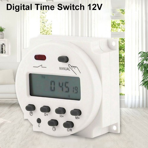 Timer switch 12v 16a lcd - timer,
