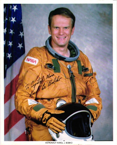Astronaut karol bobko signed - karol, j