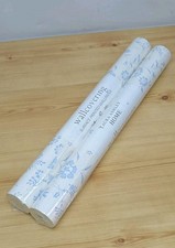 Laura Ashley Miranda Delphinium Blue & White Wallpaper Batch No: W026248-A/1