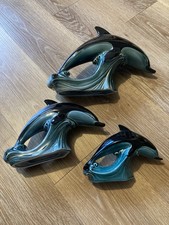 3 x Vintage Poole Pottery Blue