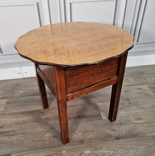 Antique Oak Sewing Table -