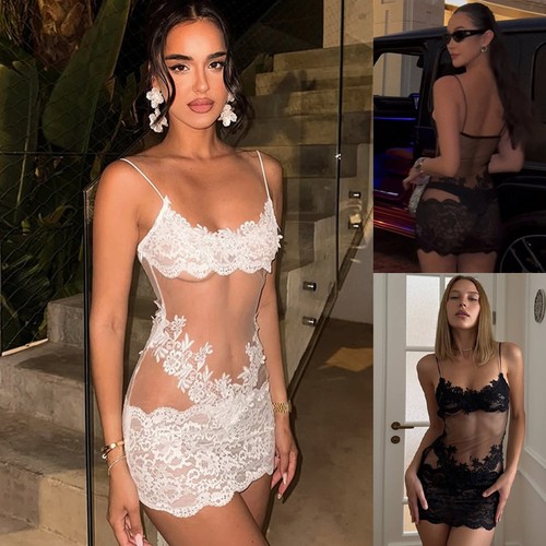 Women sexy mesh see - mesh,