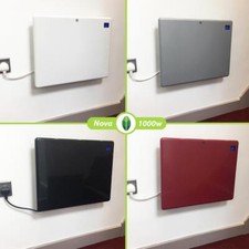 Electric Panel Heater Radiator Slimline Wall Mounted Digital 1000w Nova Live R
