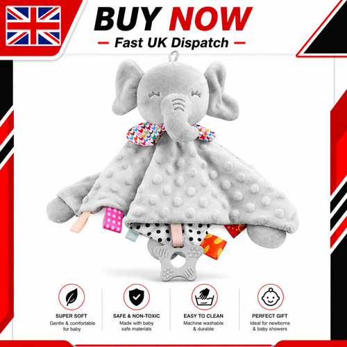 Baby elephant security blanket - security,