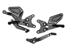 Bonamici Aluminium Rearsets for Yamaha YZF R1 / R1M Akrapovic fitment 2015-2022
