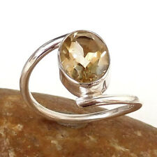 Citrine Gemstone Ring 925