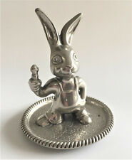 Vintage ‘Seba’ Silver Plated Pin Dish with Cartoon Bunny  