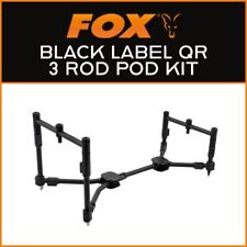 FOX BLACK LABEL QR 3 ROD POD & CARRY CASE - NEW | CARP FISHING ROD POD CRP045