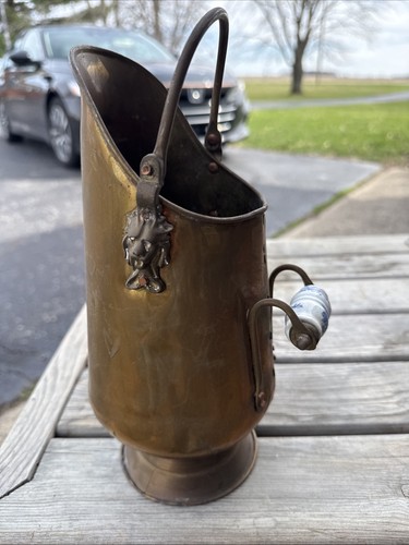 Antique coal scuttle ceramic - antique,