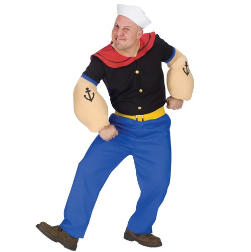 Mens popeye sailor man - popeye,
