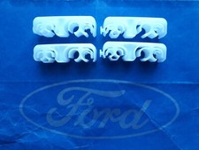 New genuine Ford Escort Mk4 Rs Turbo Brake & Fuel pipe white clips - C