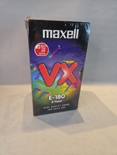  Maxell VXE-180 3 Hour VHS