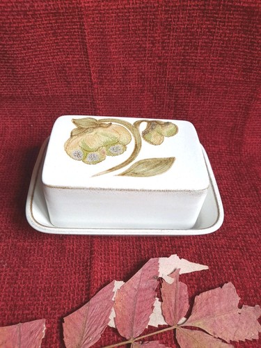 Denby troubadour butter dish - troubadour,