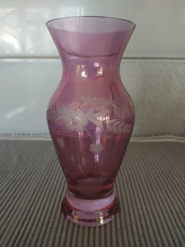 Etched bohemian glass - bohemian,