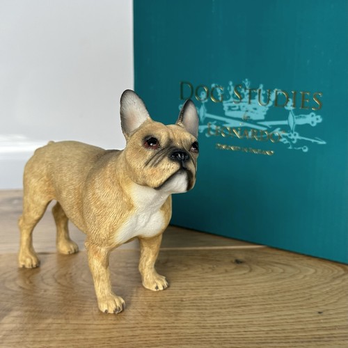 French bulldog figurine - french,