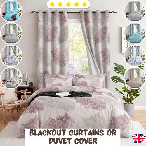 Floral blackout curtains - floral,