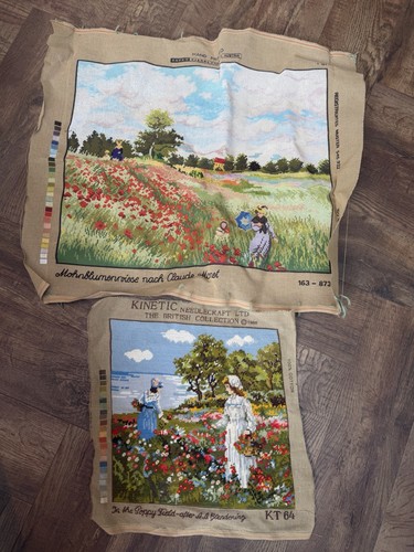 Vintage unfinished tapestries