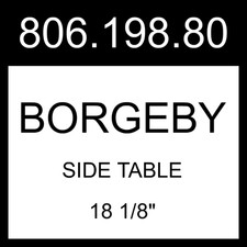 IKEA BORGEBY Side Table Birch