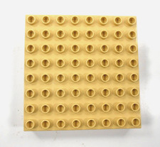 Lego Duplo Baseplate 8x8 flat (1) beige