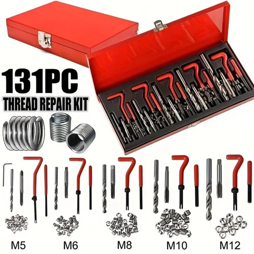 131pcs thread repair kit - thread, hss