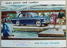 SINGER GAZELLE Car Sales Brochure 1965-66 #1179/H