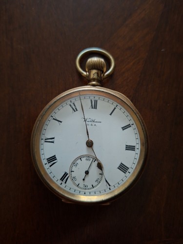 Waltham pocket watch circa - waltham,