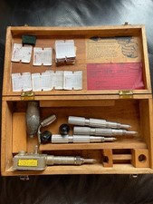 Vintage Motometer Compression Pen Complete Set Petrol 2-12KG/cm² Excellent