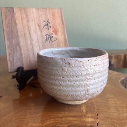 Japanese shino ware matcha - ware,