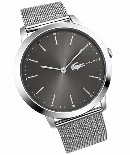 Lacoste silver watch - lacoste, mesh