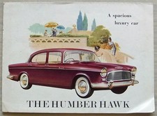HUMBER HAWK SERIES III SALOON Limousine ESTATE Sales Brochure 1963-64 #1019/H