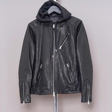 ALL SAINTS Leather Jacket Mens