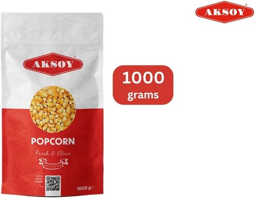 Aksoy popping corn kernels - popping, 1kg