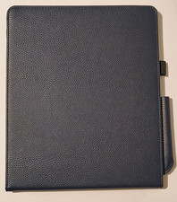 Blue polyurethane leather case