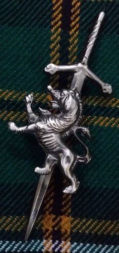 Scottish kilt pin lion - kilt,