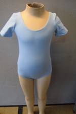 Pale blue short sleeve cotton