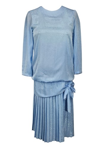 80s baby blue - drop, waist