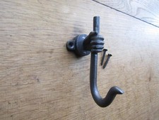 Rustic iron coat hook vintage