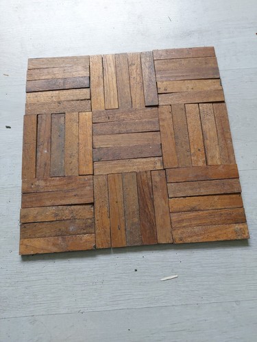 Teak parquet flooring - parquet,