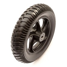 14 Inch 3.25-8 PU Black Wheel