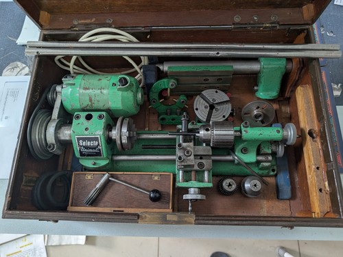Unimat lathe with - unimat,