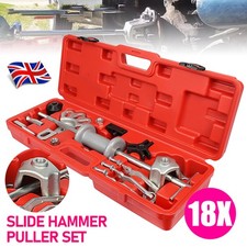 Wheel Bearing Puller Set with Slide Hammer -Front Rear Axle Hub Removal Tool Kit