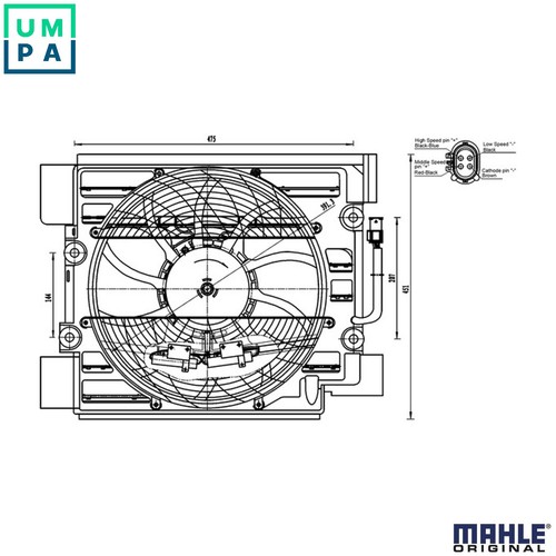 Fan air conditioning condenser - fan,