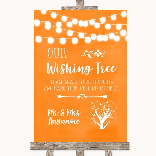 Orange watercolour lights - orange,