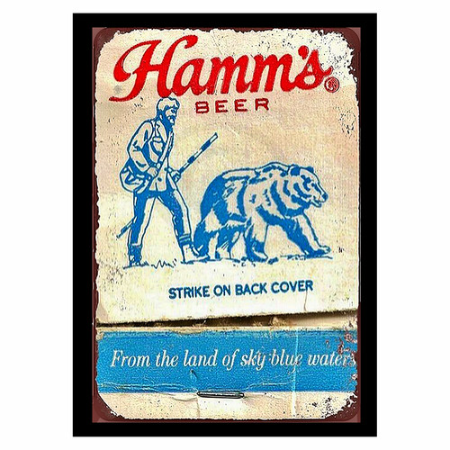 Hamm beer sticker decal - hamm's,