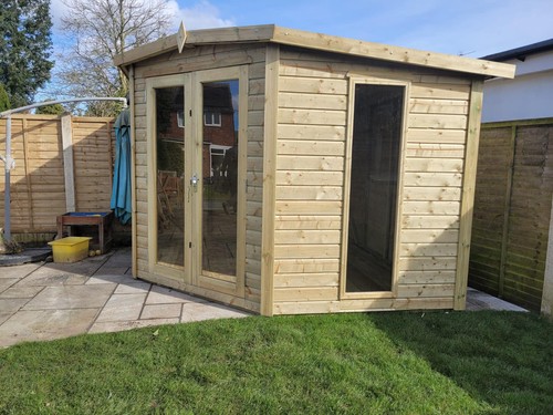 6x6 corner summerhouse garden - 6x6,