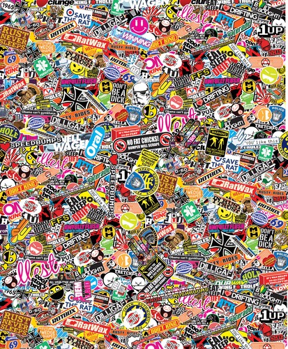 Sticker bombing sheet 32 - sticker, 1.32
