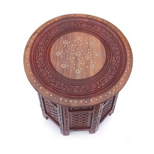 HandCarved Sheesham Wood End