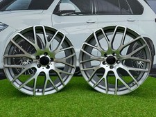 4 x 20 Inch 5x112 Brabus Style Grey Polished Wheels: Fits For Mercedes E S CLS