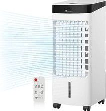 4 Litre Air Cooler PureMate Portable Evaporative Cooler with 3 Fan Speed Remote