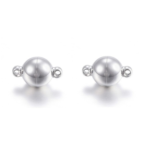 Magnetic round clasps - magnetic,